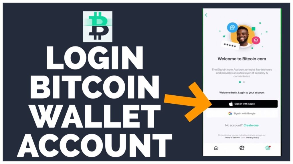 Bitcoin wallet sign-in